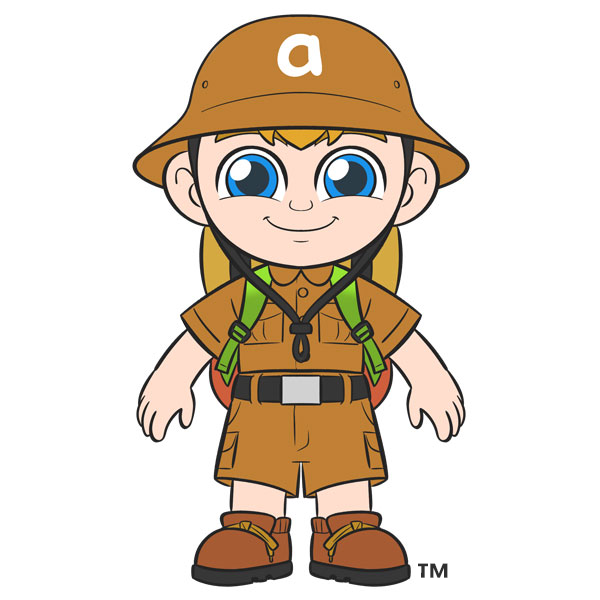 colorized drawing of a young man adventurer